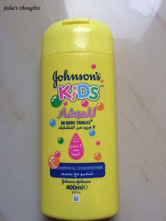 Johnsons kids no more tangles shampoo and conditioner