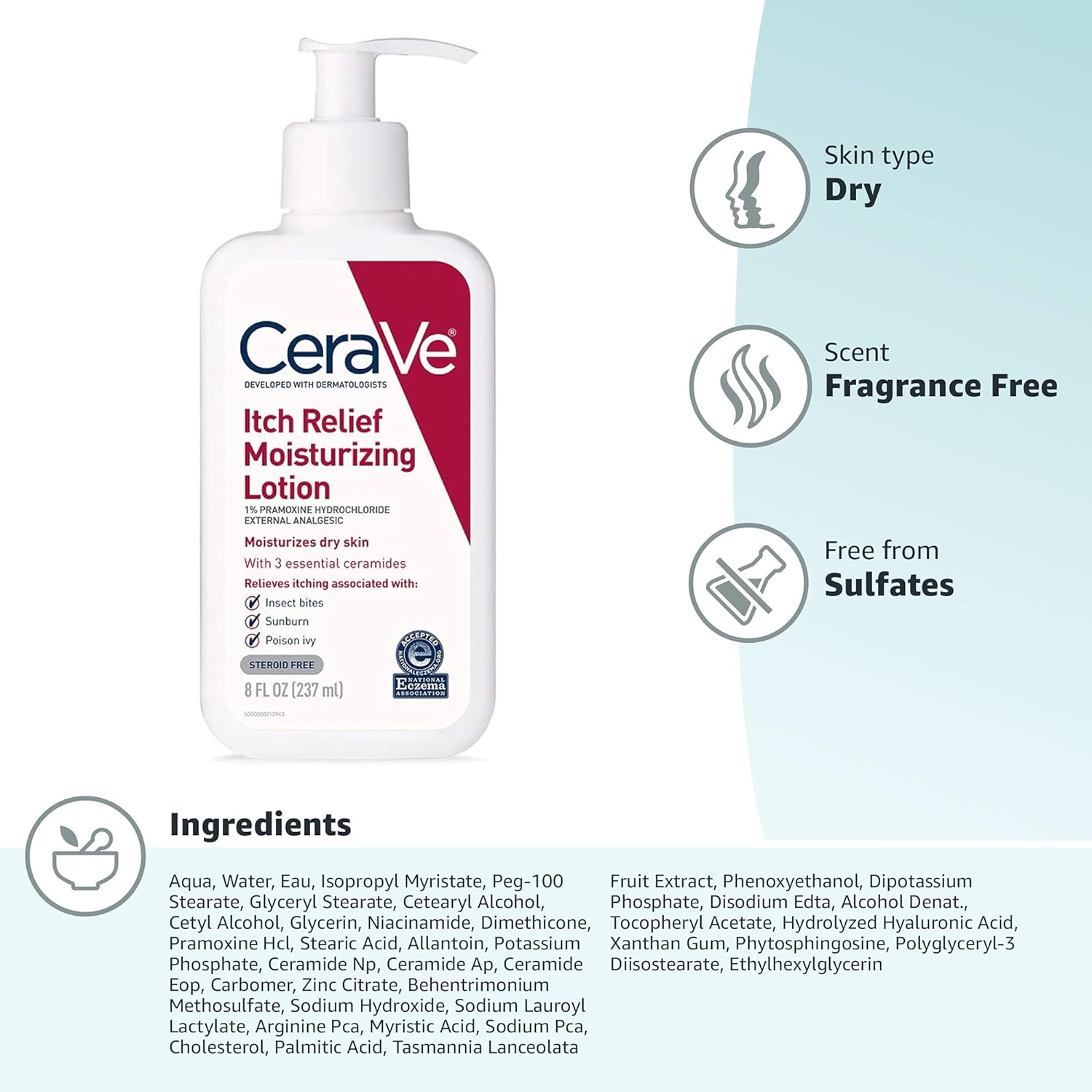 Itch Relief Moisturizing Lotion - FaceValue