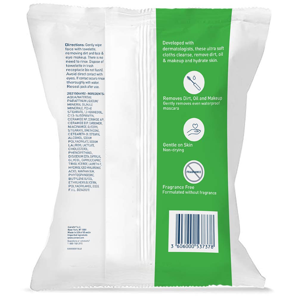Makeup Removing Cleanser Cloths - FaceValue