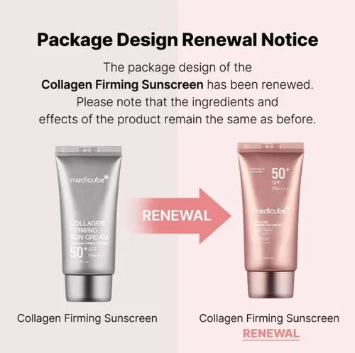 Medicube Collagen Firming Sun Cream 50+ SPF 50ml - FaceValue