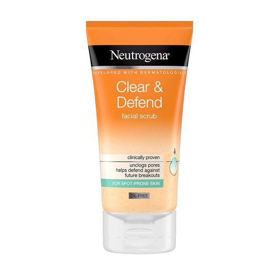 Neutrogena Clear & Defend Facial Scrub - FaceValue