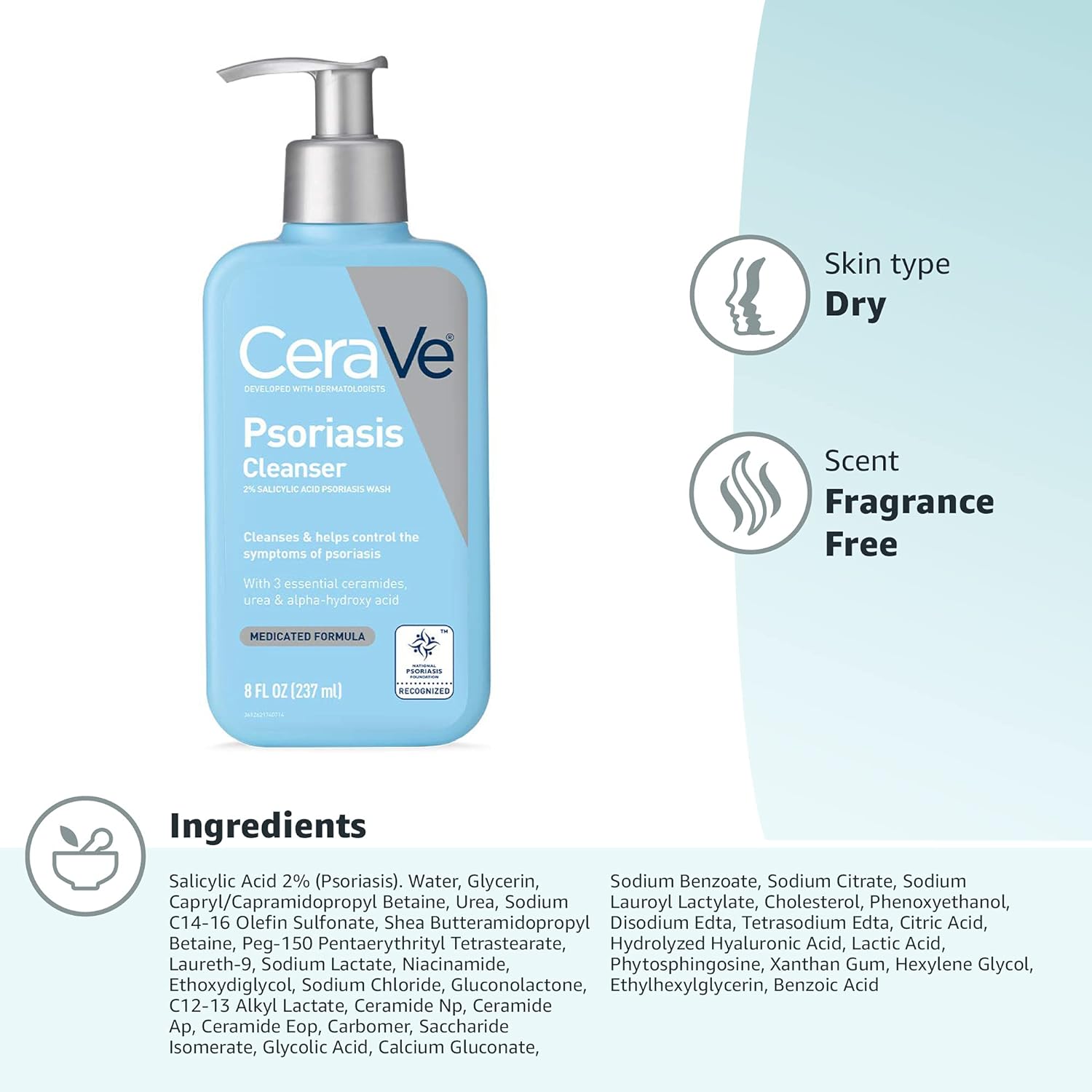 Psoriasis Cleanser | CeraVe - FaceValue