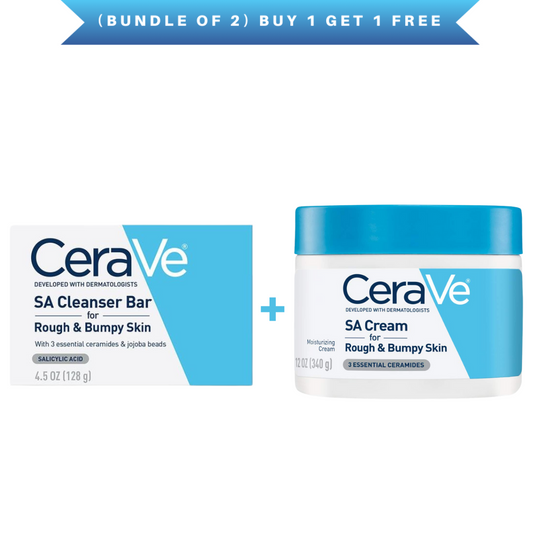 (Bundle of 2) SA Cream with SA Cleanser Bar for Rough & Bumpy Skin - FaceValue