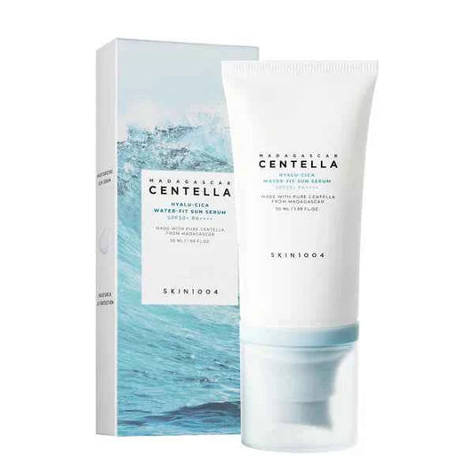 Madagascar Centella, Hyalu-Cica Water-Fit Sun Serum SPF 50+ PA++++ (50 ml) SKIN1004