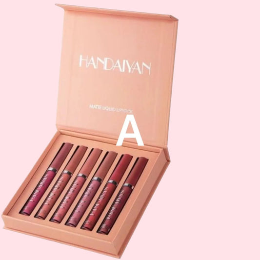 Handaiyan Matte Liquid Lipstick Set – 6 Long-Lasting Shades - FaceValue