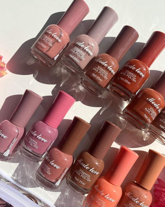 Imported 100% Original Matte Nail paints (Set of 12) - FaceValue