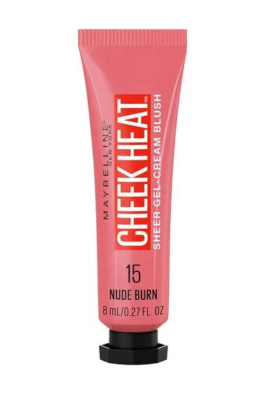 MAYBELLINE-Cheek Heat Gel Cream Blush Nude Burn - FaceValue