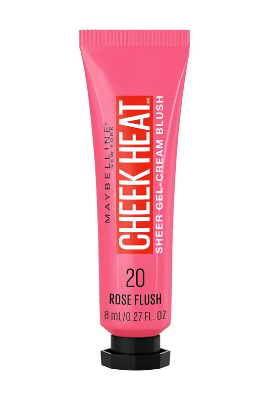 MAYBELLINE-Cheek Heat Gel Cream Blush - Rose Flush - FaceValue