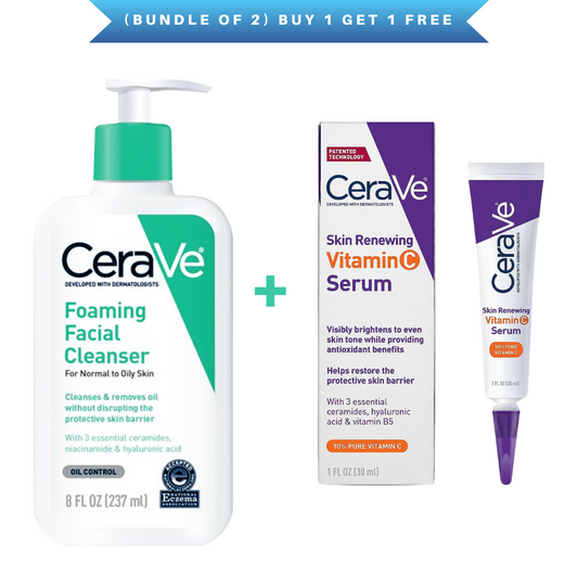 (Bundle of 2) Foaming Facial Cleanser + Serum - FaceValue