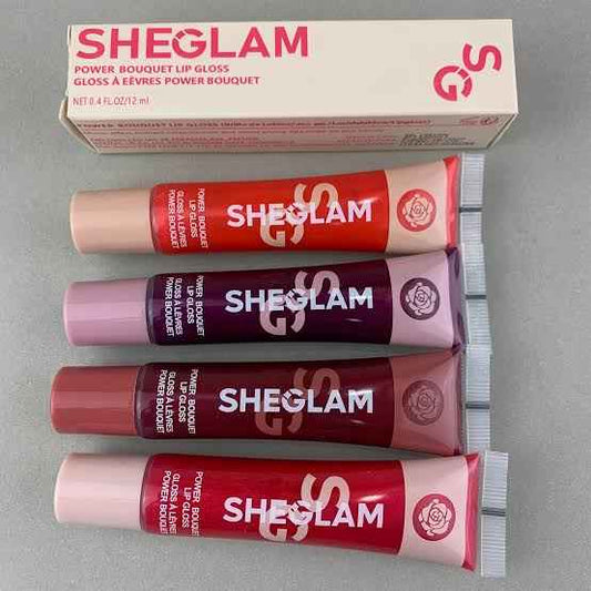 Sheglam Power Bouquet Lip Gloss 4pcs Set